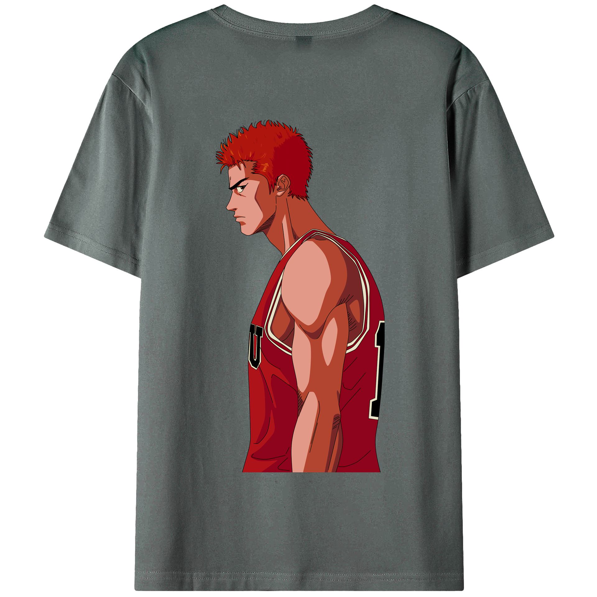 SLAM DUNK／スラムダンク 綿100％半袖Tシャツ（背面プリント）